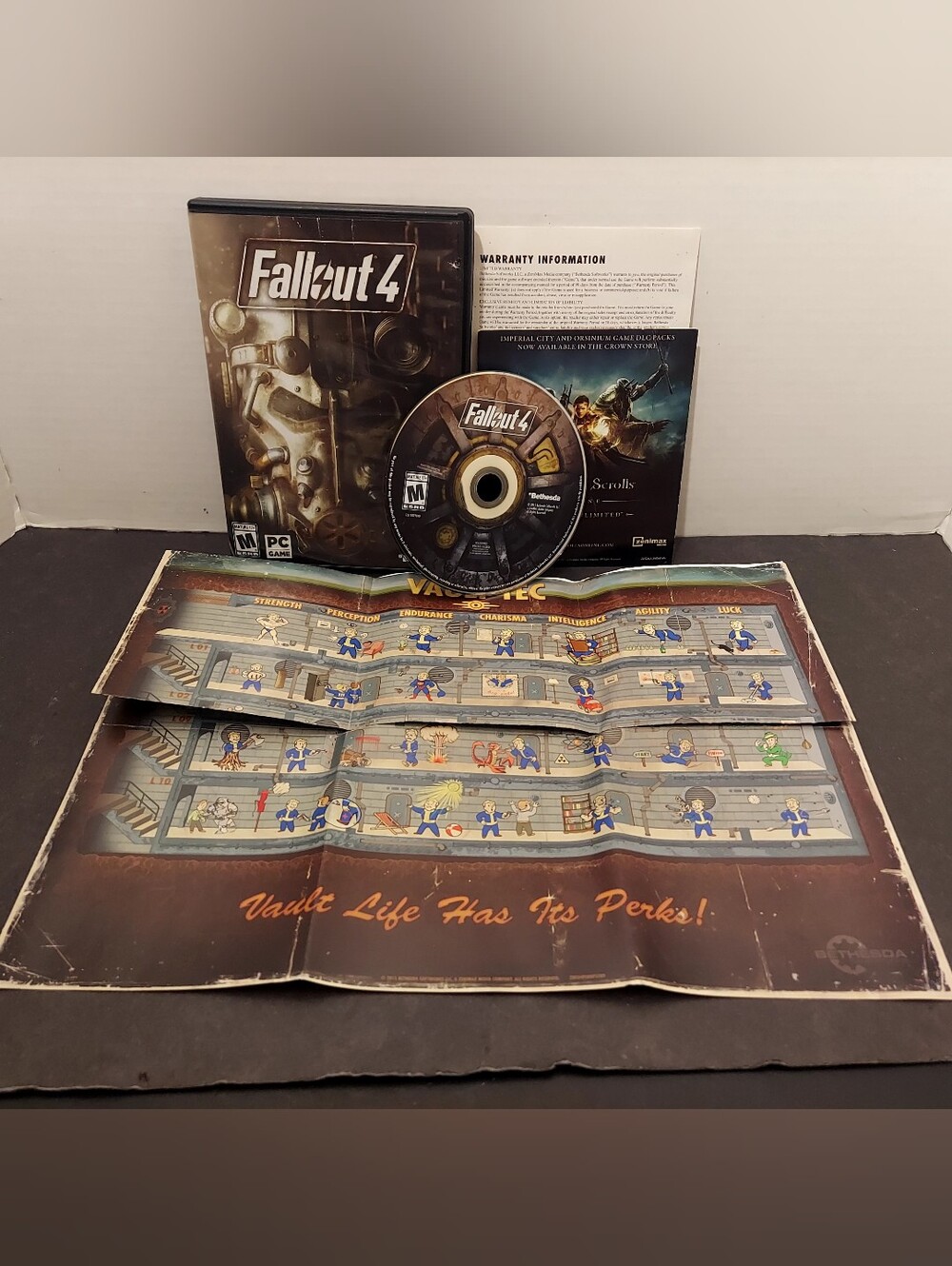 Fallout 4 game for PC Fallout 4 pc complete with vault guide map manual cib